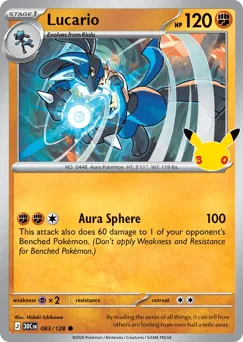 Lucario 083/128 30th Celebration