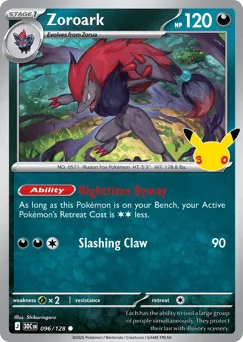 Zoroark 096/128 30th Celebration