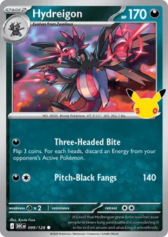 Hydreigon 099/128 30th Celebration