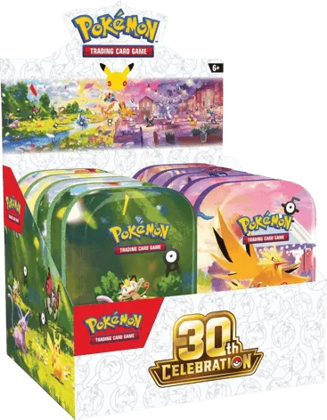 30th Celebration Mini Tin Display
