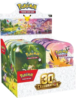 30th Celebration Mini Tin Display
