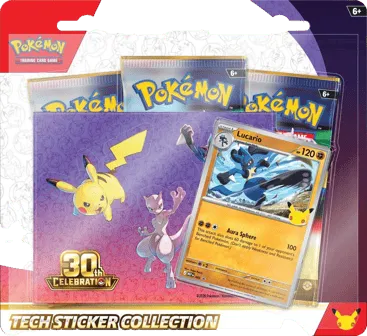 30th Celebration Tech Sticker Collection [Lucario]