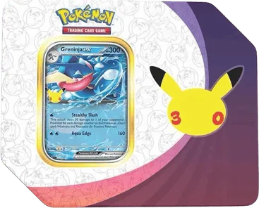 30th Celebration ex Tin [Greninja ex] (Retail Version)