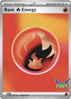 Basic Fire Energy 010 Mega Evolution Energies