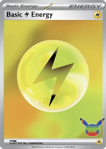 Basic Lightning Energy 012 Mega Evolution Energies