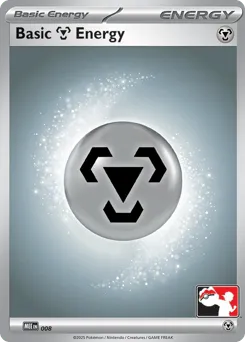 Basic Metal Energy 008 Play Pokemon Stamp Mega Evolution Energies