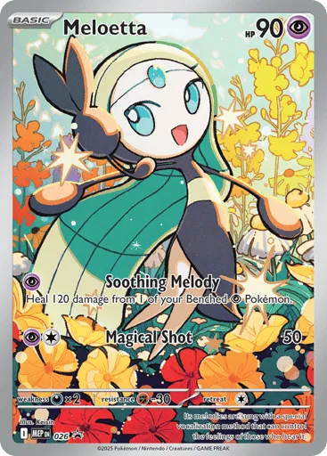 Meloetta 026 Mega Evolution Black Star Promos