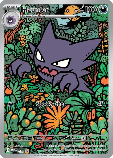 Haunter 027 Mega Evolution Black Star Promos