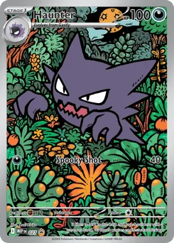 Haunter 027 Mega Evolution Black Star Promos