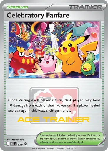 Celebratory Fanfare 028 Mega Evolution Black Star Promos