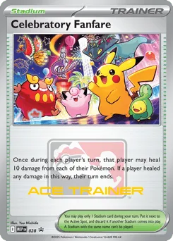 Celebratory Fanfare 028 Mega Evolution Black Star Promos
