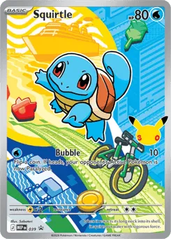 Squirtle 039 Mega Evolution Black Star Promos