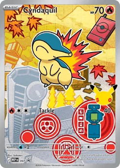 Cyndaquil 047 Mega Evolution Black Star Promos