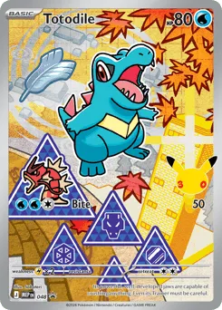 Totodile 048 Mega Evolution Black Star Promos