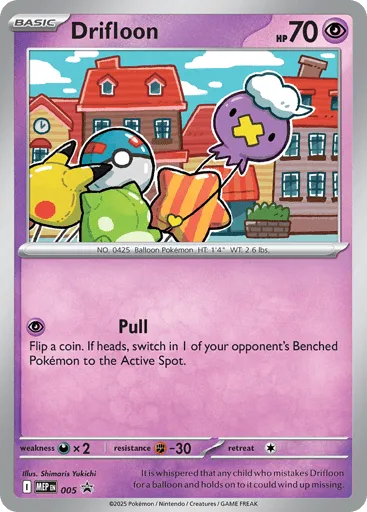 Drifloon 005 Mega Evolution Black Star Promos