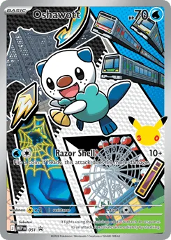 Oshawott 051 Mega Evolution Black Star Promos