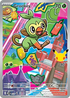 Grookey 052 Mega Evolution Black Star Promos