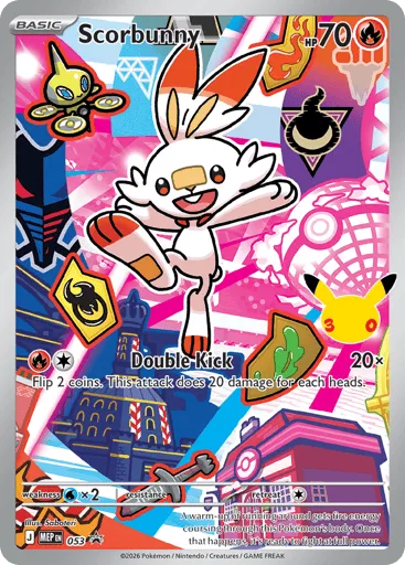 Scorbunny 053 Mega Evolution Black Star Promos
