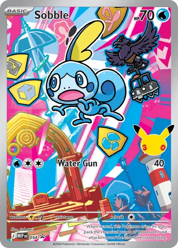 Sobble 054 Mega Evolution Black Star Promos