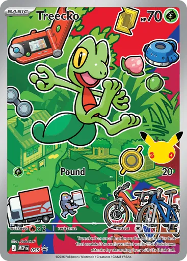 Treecko 055 Mega Evolution Black Star Promos