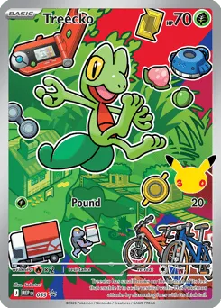 Treecko 055 Mega Evolution Black Star Promos