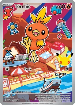 Torchic 056 Mega Evolution Black Star Promos