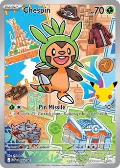 Chespin 058 Mega Evolution Black Star Promos