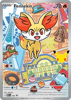 Fennekin 059 Mega Evolution Black Star Promos