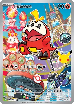 Fuecoco 062 Mega Evolution Black Star Promos
