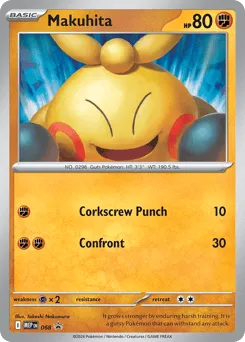 Makuhita 068 Mega Evolution Black Star Promos