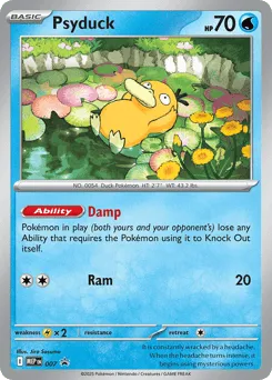 Psyduck 007 Mega Evolution Black Star Promos