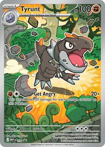 Tyrunt 070 Mega Evolution Black Star Promos