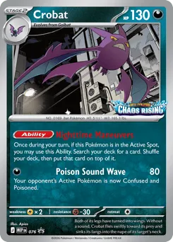Crobat 076 Mega Evolution Black Star Promos