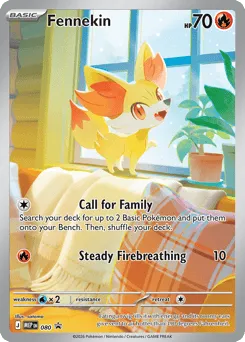 Fennekin 080 Mega Evolution Black Star Promos