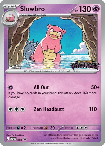 Slowbro 083 Mega Evolution Black Star Promos