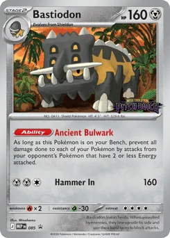 Bastiodon 085 Mega Evolution Black Star Promos