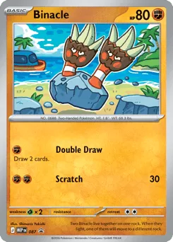 Binacle 087 Mega Evolution Black Star Promos