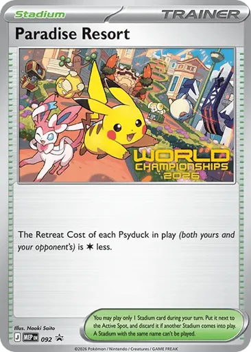 Paradise Resort 092 Mega Evolution Black Star Promos