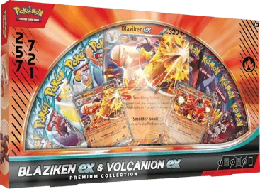 Blaziken ex & Volcanion ex Premium Collection