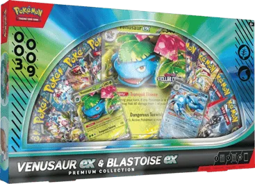 Venusaur ex & Blastoise ex Premium Collection
