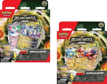 Deluxe Battle Deck: Miraidon ex/Koraidon ex (Set of 2)
