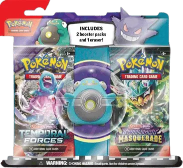 Pokémon TCG: Back to School Eraser Blister 2024 (Bellibolt)
