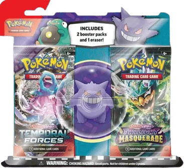 Pokémon TCG: Back to School Eraser Blister 2024 (Gengar)
