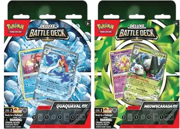 Deluxe Battle Deck: Quaquaval ex/Meowscarada ex (Set of 2)