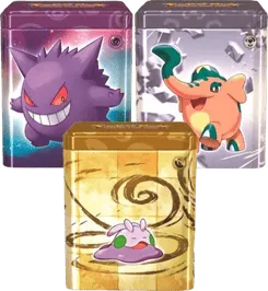 Pokémon Stacking Tins [Set of 3] (Psychic, Metal, and Dragon)