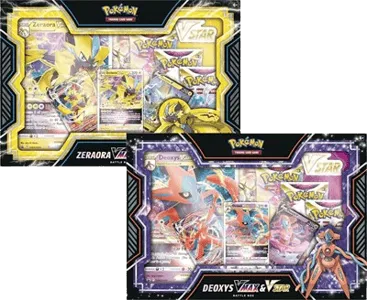 Deoxys/Zeraora VMAX & VSTAR Battle Box (Set of 2)