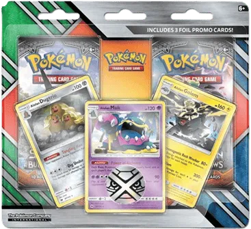 Enhanced 2-Pack Blister Pack (Alolan Dugtrio, Alolan Muk, & Alolan Golem)