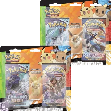 Pokémon TCG: Back to School Eraser Blister (Set of 2)