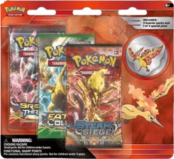 Legendary Birds Pin 3 Pack Blister (Moltres Pin)