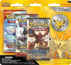 Legendary Birds Pin 3 Pack Blister (Zapdos Pin)